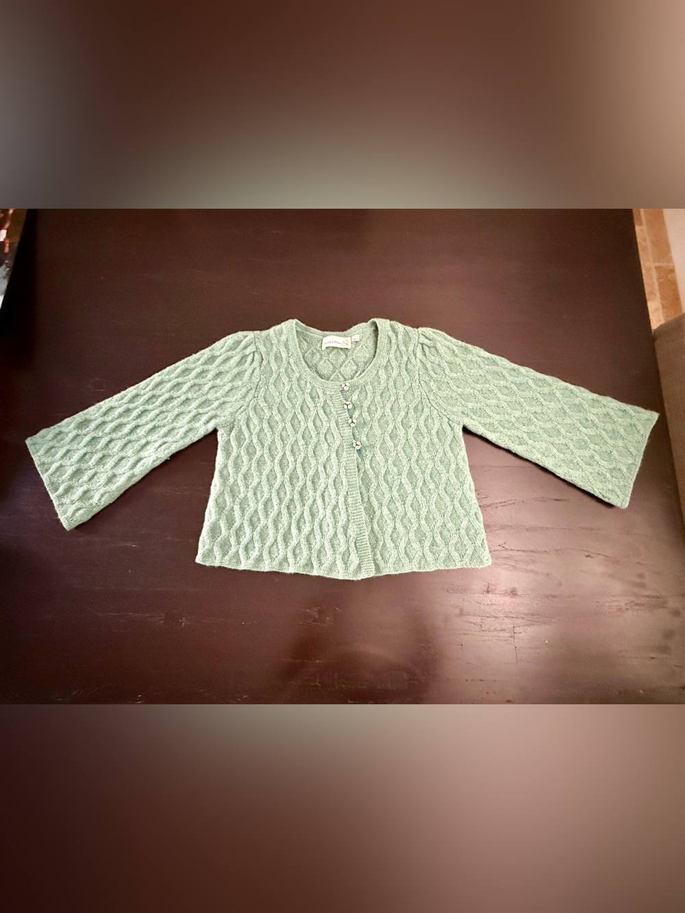 Cozy Cable Knit Women’s Sweater Cardigan by Charlie & Robin